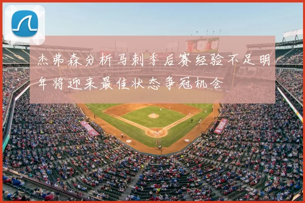 杰弗森分析马刺季后赛经验不足明年将迎来最佳状态争冠机会